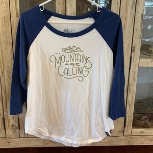 Women’s The Mountains Are Calling Baseball Tee